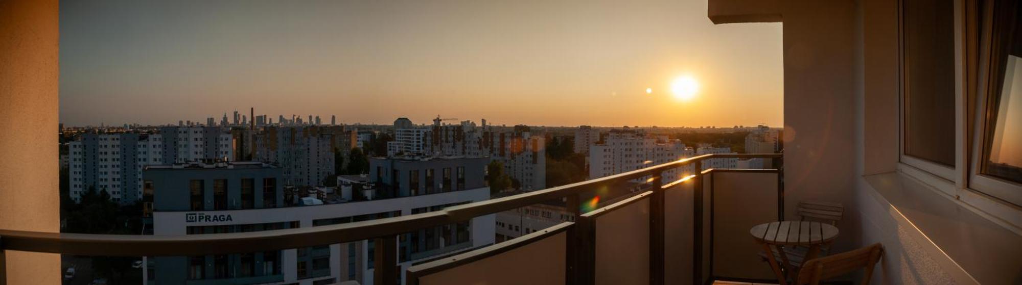 Apartament Panorama Warschau Exterior foto
